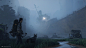 Breeze in monochrome night, Antoine Collignon : I really dig heavy foggy mood lately.
Here is a quick keyframe, quite inspired by the Last of us 2 trailer !