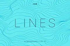 68个波浪线超清背景（第5辑）Lines | Wavy Backgrounds | Vol. 05-平面图形-@美工云(meigongyun.com)