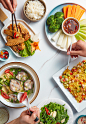 blue Food  foodphotography foodstylist menu menu design restaurant tam đảo vietnam vietnamese food