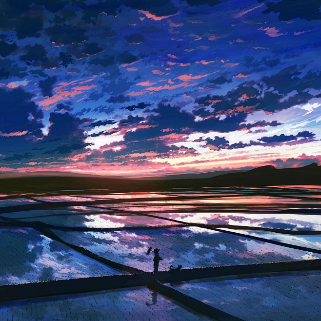 磯部トースト的天空作品 背景画师