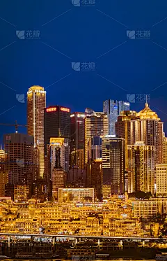 中国重庆渝中区洪崖洞夜景