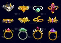 魔法戒指，梦幻珠宝，游戏用户界面