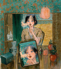热雨茶采集到插画(自由)
