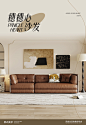 潘克拉法式复古风真皮沙发大小户型家用客厅直排牛皮设计师新中式-tmall.com天猫