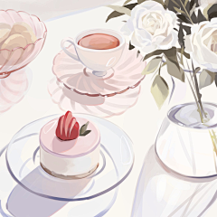 !神奇女侠!采集到插画美食
