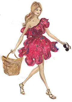 header-commissioned、FASHION、时尚、色彩、视觉、时装、彩绘、手绘、Inslee Haynes、Fashion Illustrations、时尚插画、Inslee