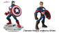 Captain America Side by Side: Disney Infinity, B Allen : I wanted to include a keyshot render of both Captain Americas. 
Character model by BAllen