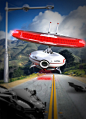 K-DESIGN AWARD - Highway patrol drone : Highway patrol drone is a drones for early response and information gathering in case of accidents on highway. Normally, it is docked on the control tower on the road to monitor the problem vehicle on the highway an
