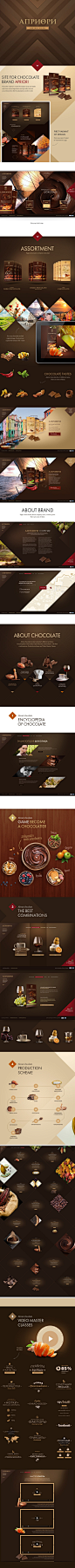 Apriori by Sasha Vinogradova, via Behance #chocolate