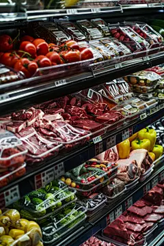 超市陈列实拍物品摄影图