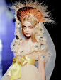 Jessica Stam@ Jean Paul Gaultier Spring 2007 Couture 屎蛋这场算不算她最网红的造型？ ​​​​