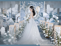 DORA17998采集到蓝色婚礼