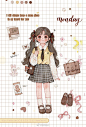 女孩子穿搭～萌萌哒
作者：官官an ​​​​