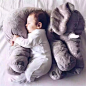 毛绒玩具大象公仔宝宝安抚睡觉枕头
