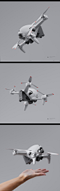 DJI FPV无人机渲染练习三维/C4D设计