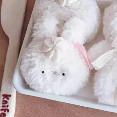 【PuffyBunny】白日梦原创纯手工云朵卷毛兔兔冰淇淋玩偶/包挂-淘宝网