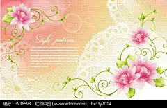 花朵蔓藤动感曲线矢量背景eps|矢量背景|矢量素材|图形图案|EPS格式名片素材|EPS名片素材|EPS名片|菜谱eps矢量素材
