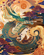 Chinese Allusions Dragon Legend :: Behance