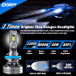 Amazon.com: Fahren H11/H9/H8 LED 大灯灯泡,60W 12000流明超亮 LED 大灯转换套件 6500K 冷白色 IP68防水,2个装 : 汽车用品