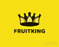 FruitKing香蕉皇冠logo设计欣赏