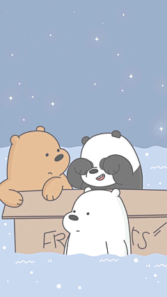 花花时觅觅时采集到We Bare Bears（咱们裸熊/熊熊三贱客/咱好熊弟 ）