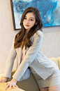 韩国美女空姐人体艺术写真图片