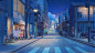 Tokyo street night, Arseniy Chebynkin : Background for "Love, Money, Rock’n’Roll" visual novel game, where I work as main background artist.
DEMO available on Steam http://store.steampowered.com/app/615530/Love_Money_RocknRoll/

Day version http