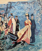 戴宏海 连环画柳毅传书 美若朝露 灿若霞光