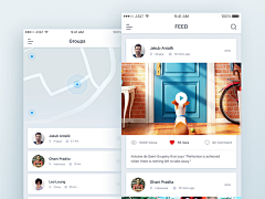 进击的UI史采集到UI界面-Feed流