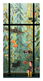 克里斯李的《海藻森林》是一位艺术家，我祝愿他获得巨大的成功。我发现了克里斯在沃德康2016和爱上了他的工作。_儿插动物 _T2018822 #率叶插件 - 让花瓣网更好用# _儿童插画 #率叶插件，让花瓣网更好用#