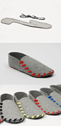  手工DIY DIY 废物利用 手工 教程 设计师Gaspard Tiné-Berès的产品Lasso鞋…