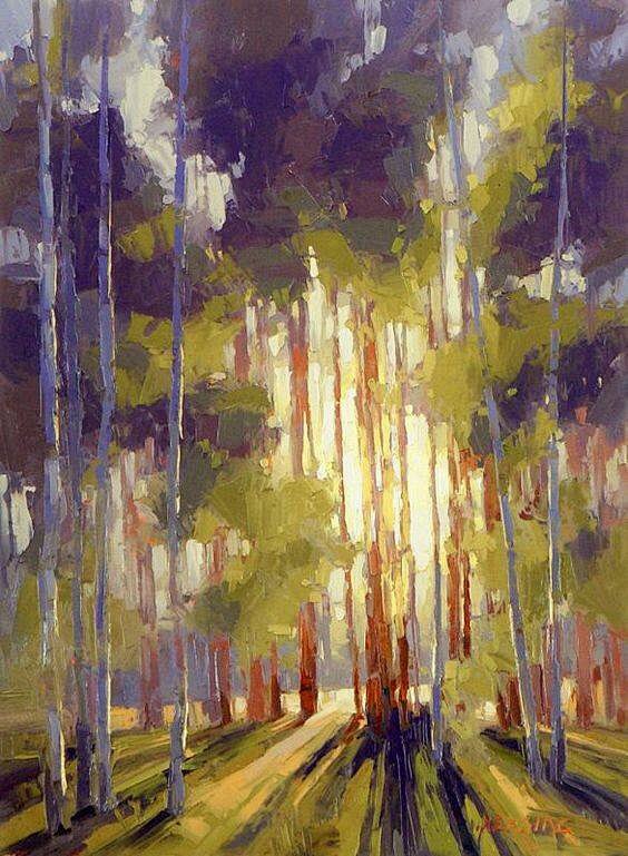 David Mensing 的风光画作。