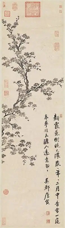 唐寅（唐伯虎）花鸟画欣赏，共10幅