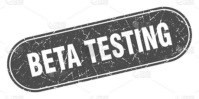 测试信号。Beta测试垃圾黑图章。标签