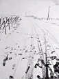 人才，不画雪的钢笔画好大一场雪