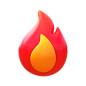 PNG、SVG格式的火焰插图