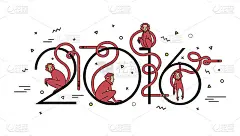 猴年插画