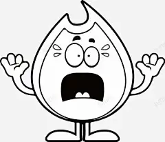 水滴的惊恐 免抠png 设计图片 免费下载 页面网页 平面电商 创意素材