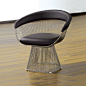 【platner lounge chair/不锈钢休闲餐椅椅】