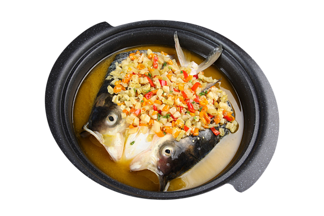 菜品、中餐、鱼、俯视