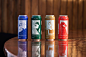 La Knowlton Co. - Packaging : Life is rough, beer is smooth.La Knowlton Co. is a microbrewery located in the Eastern Townships of Quebec. To launch its first line of canned beers, we developed a flexible design with distinctive visuals and a uniform graph