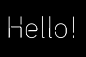 The characteristics of the icons informed the design of a custom font also called Light and Line.