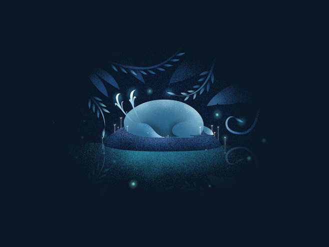 鹿の梦 | 插画师 鬼画胡子 Guihu...