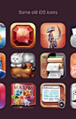 Not flat iOS App icons on Behance