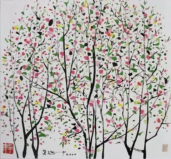吴冠中经典作品208张，高清供收藏！-花瓣网