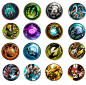 Icons : Icon design I did for Mighty Monsters (Uken Games)