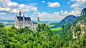 Neuschwanstein Castle, view from Marienbrucke,  Bavaria, Germany by Karthik Raja on 500px