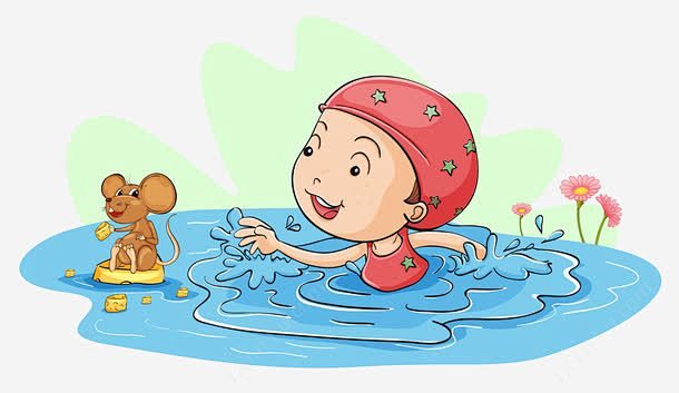 水里的小孩高清素材 冲凉 冲洗 冲澡 擦...