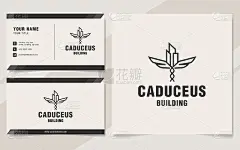 Caduceus建筑模板上的字母组合风格