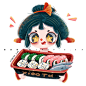 《疫情结束后，我要去吃……》系列_奈良的小兔__插画师作品_涂鸦王国gracg.com